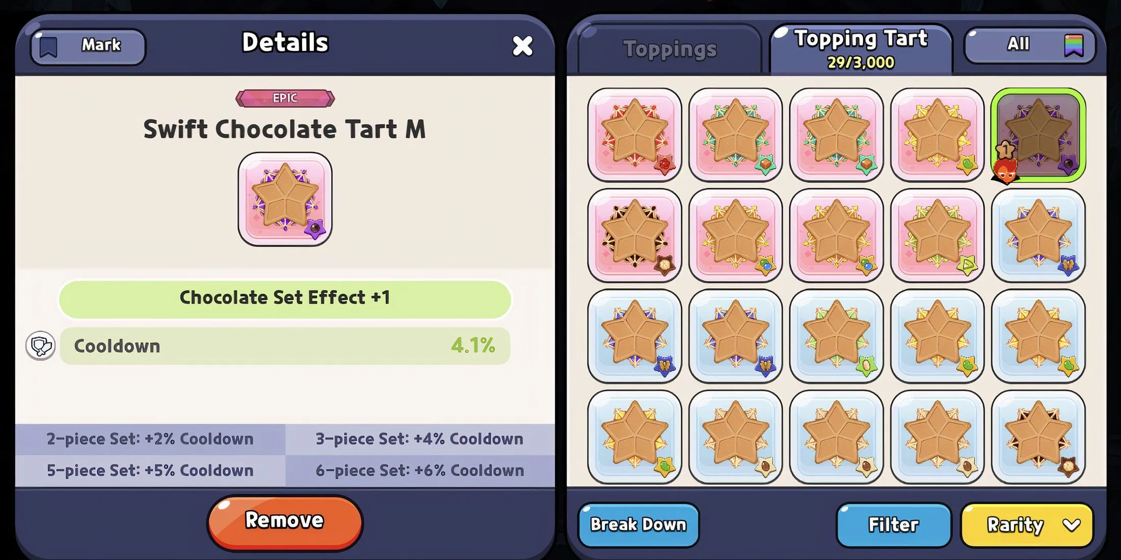 Cookie Run Kingdom Swift Chocolate Tart M