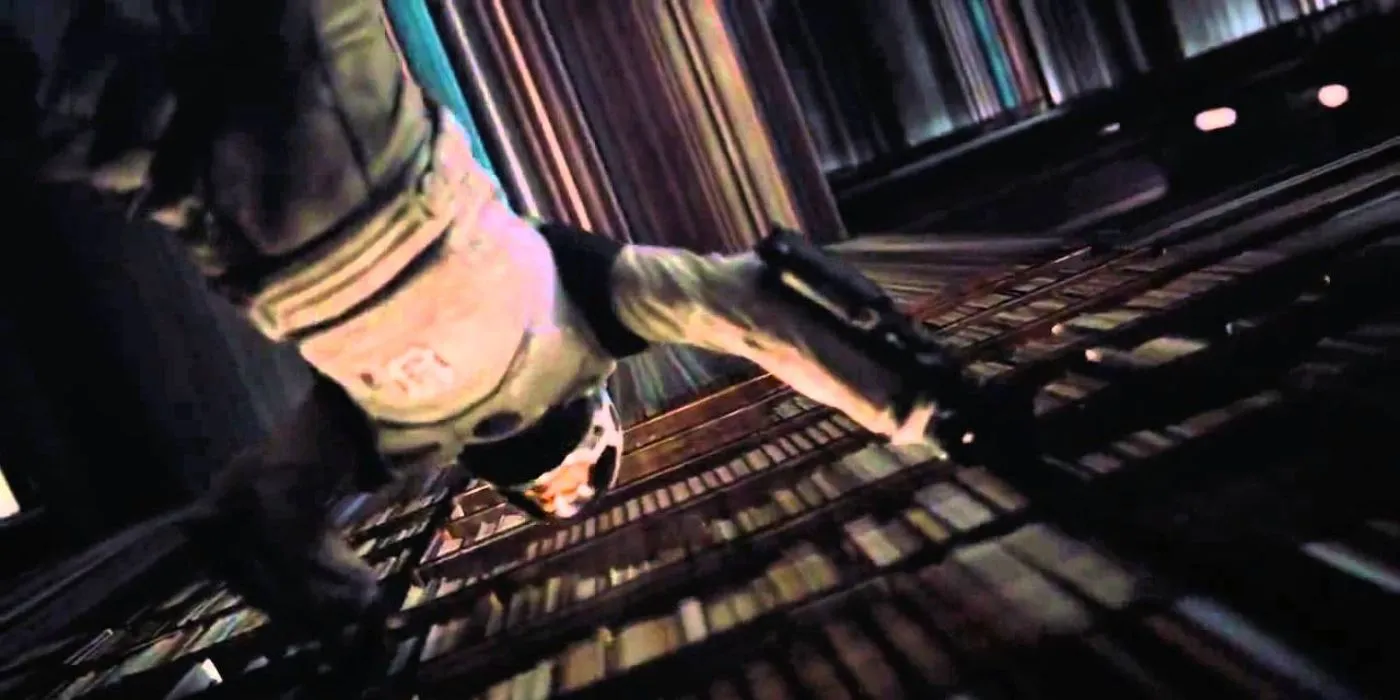 Cooper (Matthew McConaughey) in the tesseract in Interstellar Cooper (Matthew McConaughey) in the tesseract in Interstellar