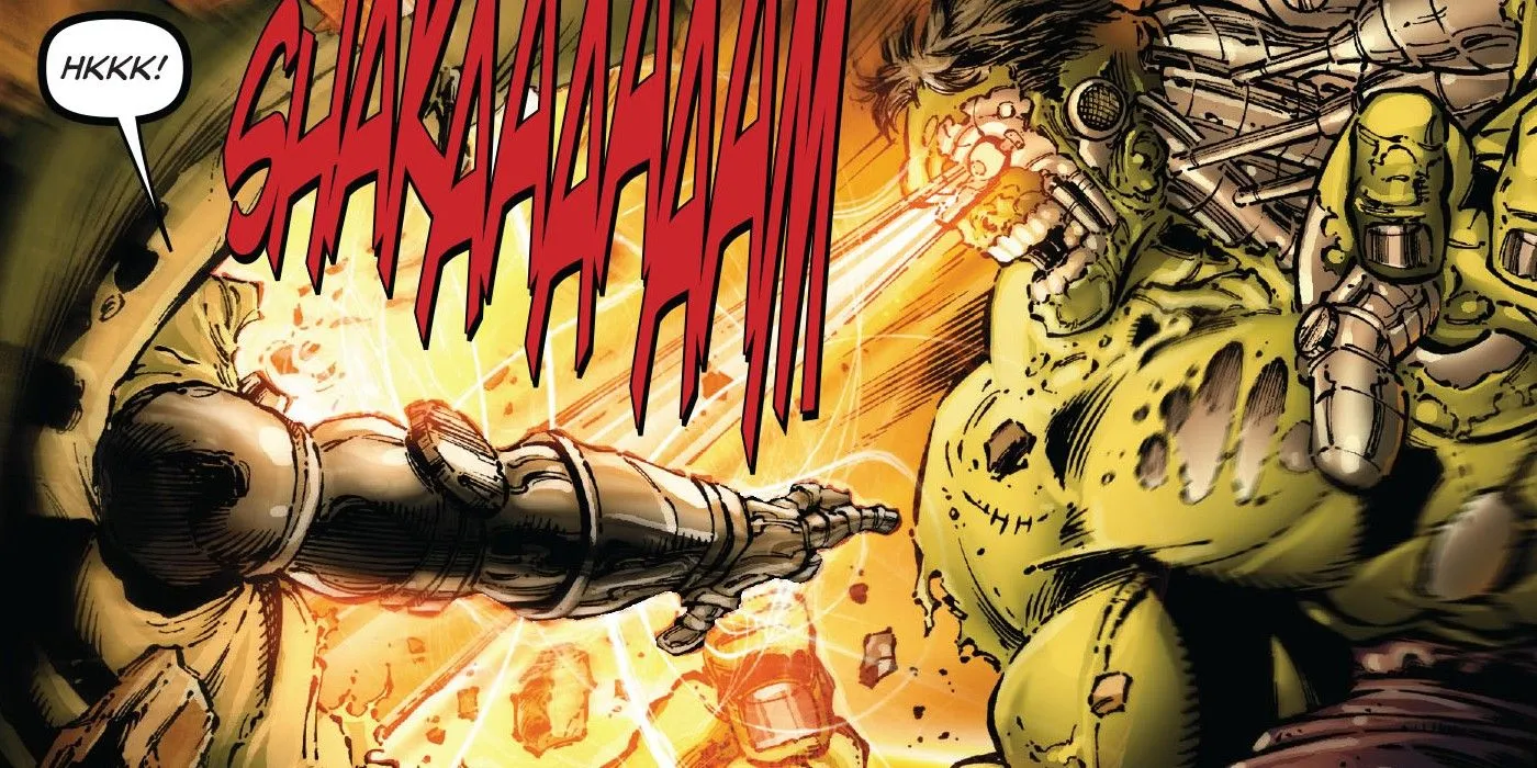 Cosmic Hulk Attacking