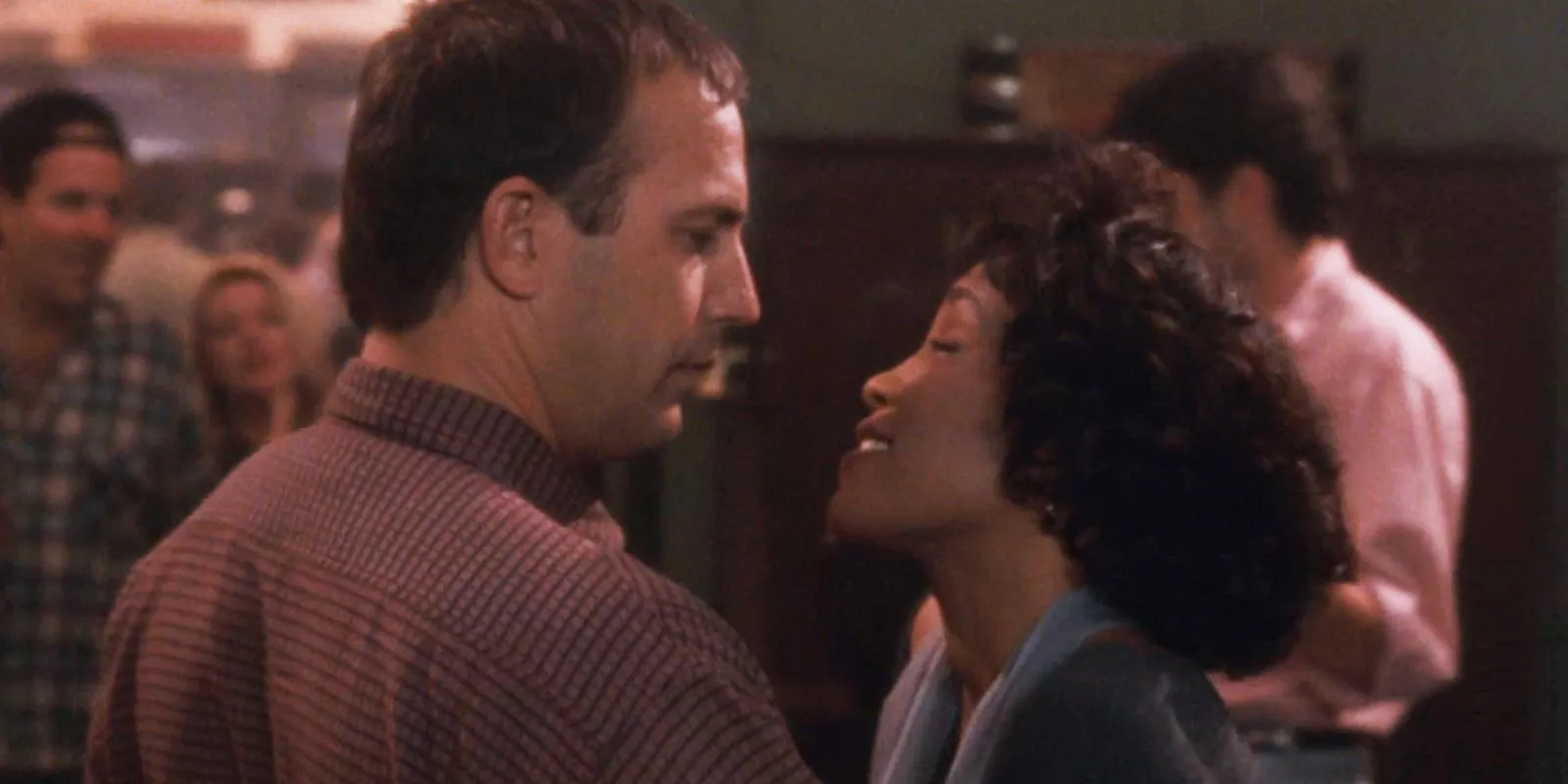 Costner and Houston in The Bodyguard