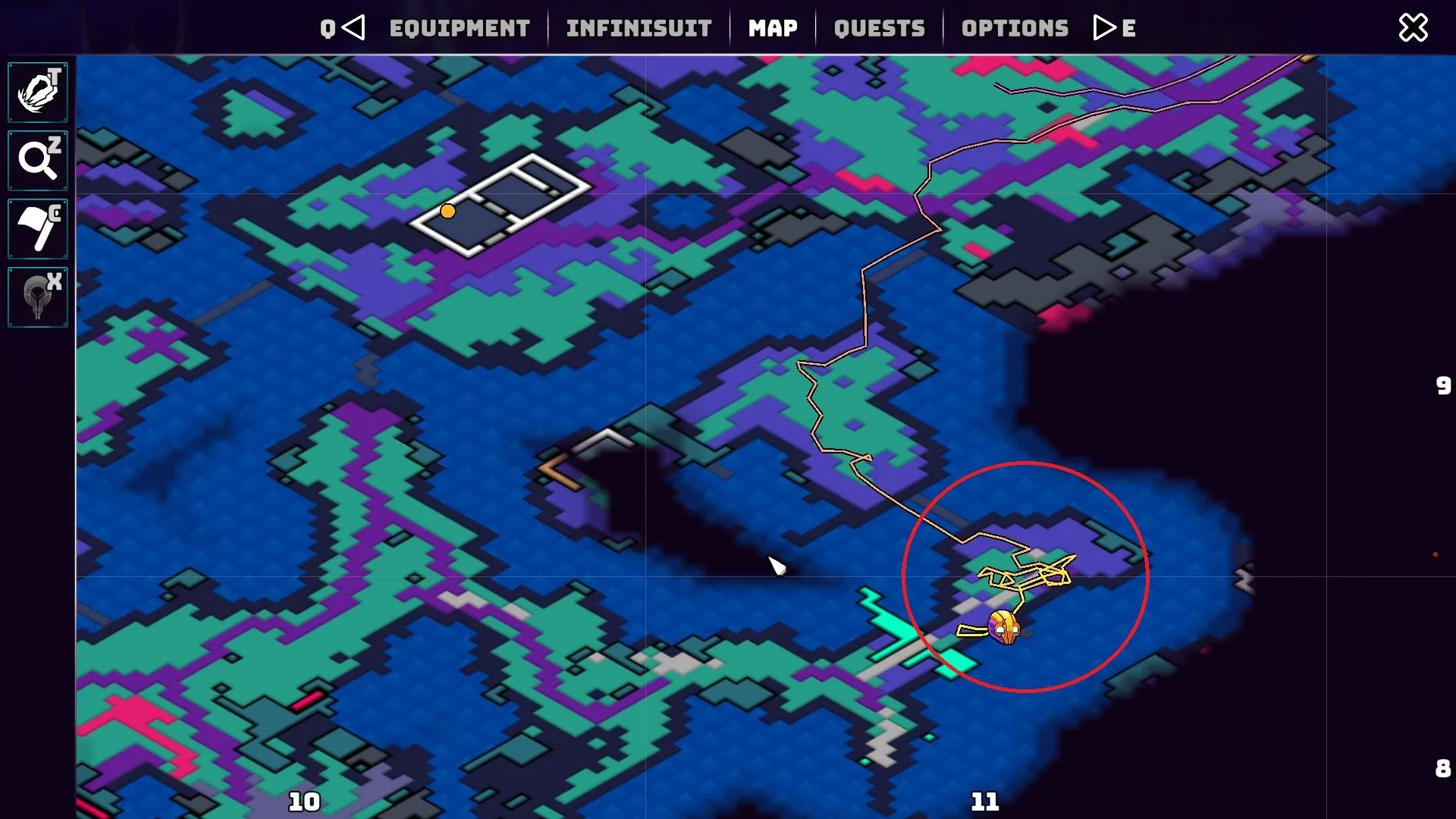 Crashlands 2 Early Game Juice Jem map location Crashlands 2 Early Game Juice Jem map location