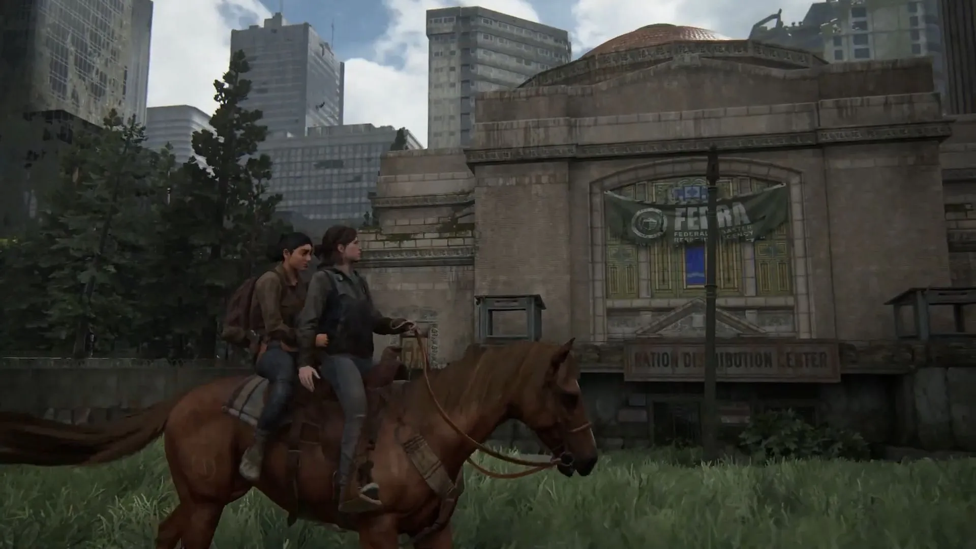 Ration Distribution Center in The Last of Us Part 2 (Image via Naughty Dog)