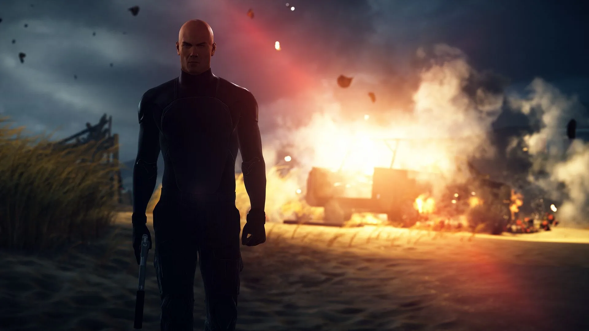 Agent 47 explores the idea of free will (Image via IO Interactive A/S) Agent 47 explores the idea of free will (Image via IO Interactive A/S)