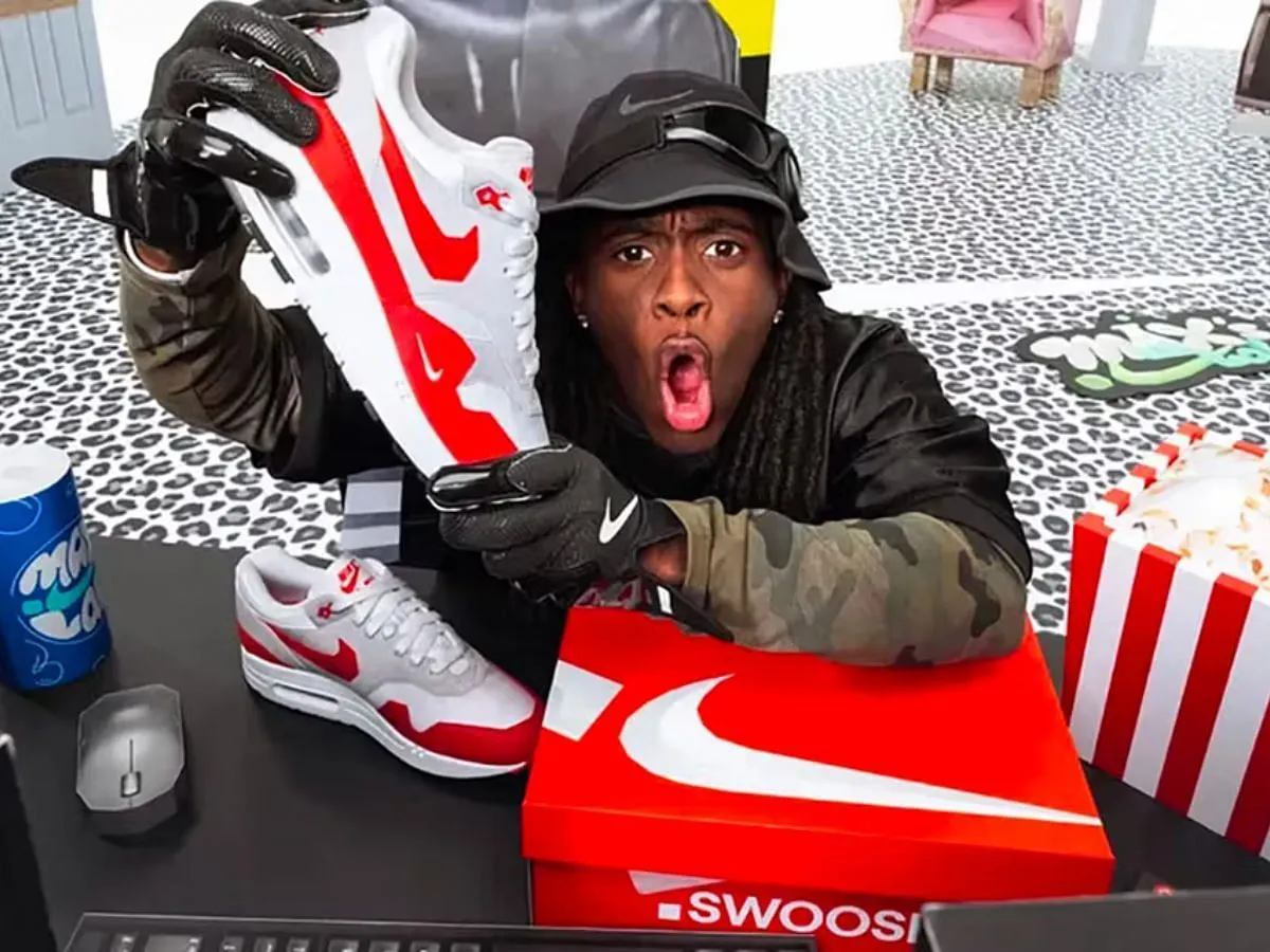 Kai Cenat has a deal with Nike Kai Cenat has a deal with Nike