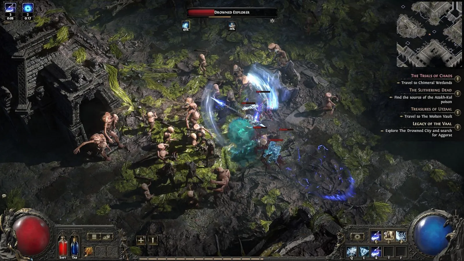 Exploring the Water Witch's realm (Image via GGG)
