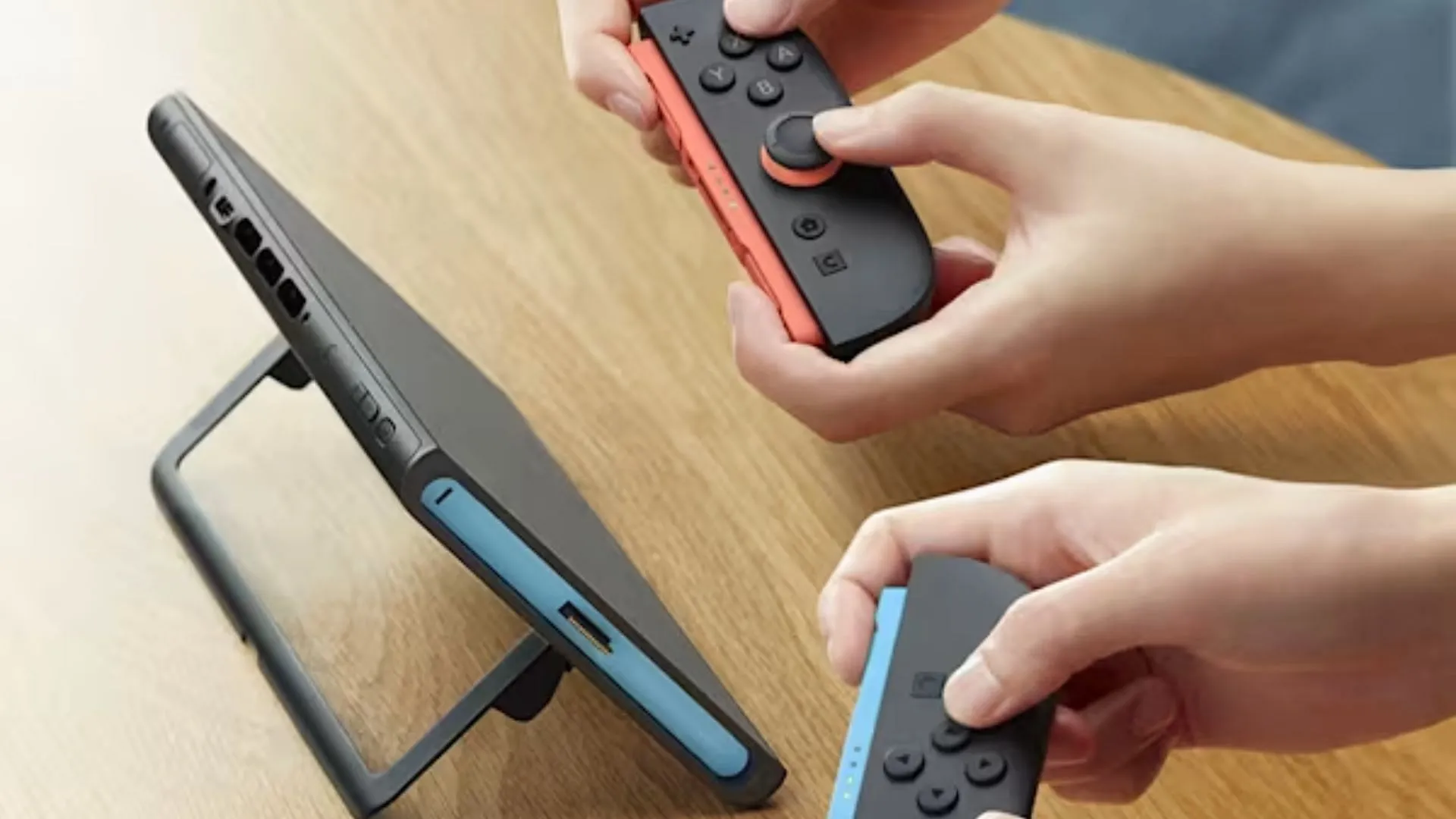 Nintendo Switch 2 Joy-Con 컨트롤러에는 홀 이펙트 스틱이 없습니다(Nintendo 이미지 제공) Nintendo Switch 2 Joy-Con 컨트롤러에는 홀 이펙트 스틱이 없습니다(Nintendo 이미지 제공)
