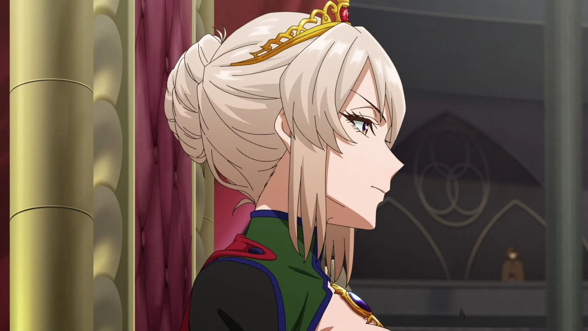 Queen Amaranth expresses interest in Kenichi in The Daily Life of a Middle-Aged Online Shopper in Another World episode 13 Queen Amaranth expresses interest in Kenichi in The Daily Life of a Middle-Aged Online Shopper in Another World episode 13