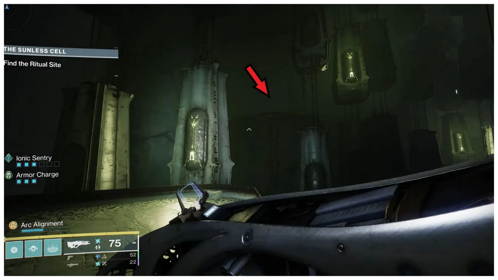 Ledge after the Subjugator boss (Image via Bungie/Esoterickk YT) Ledge after the Subjugator boss (Image via Bungie/Esoterickk YT)