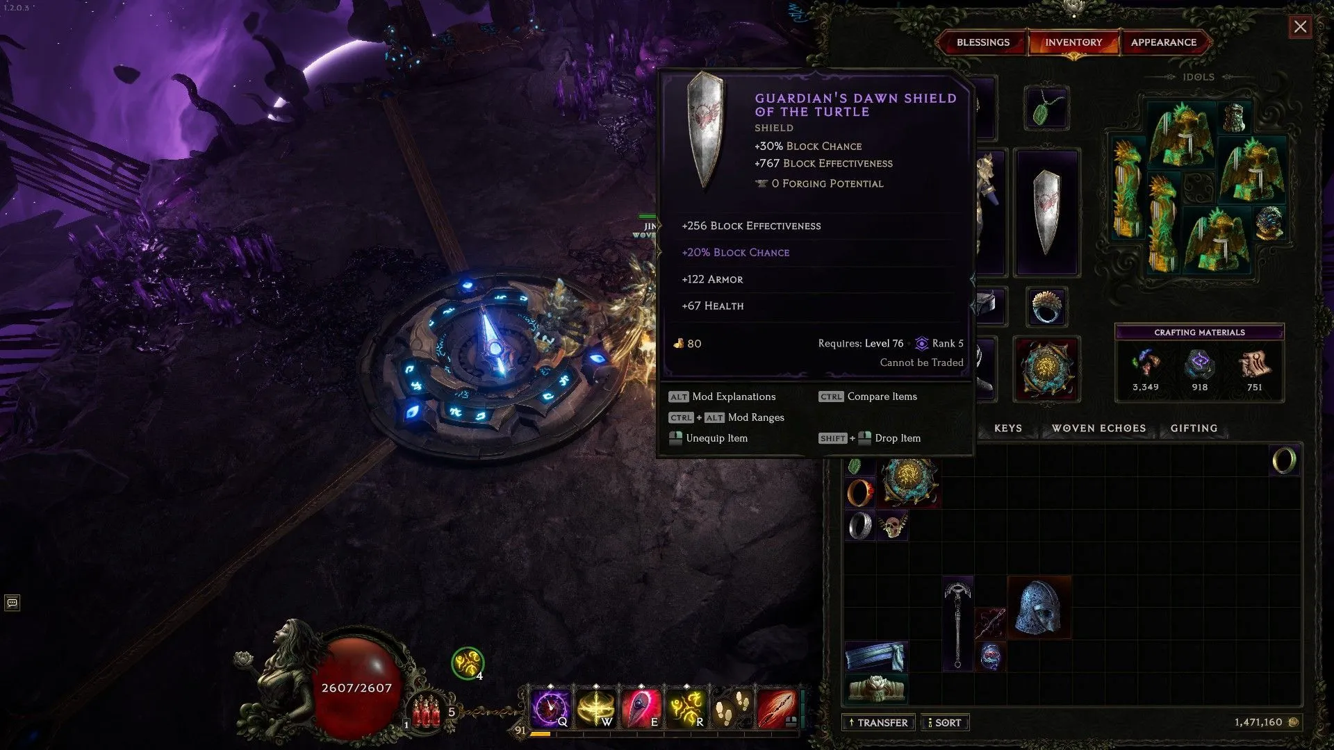 Best shield with block affix (Image via EHG)