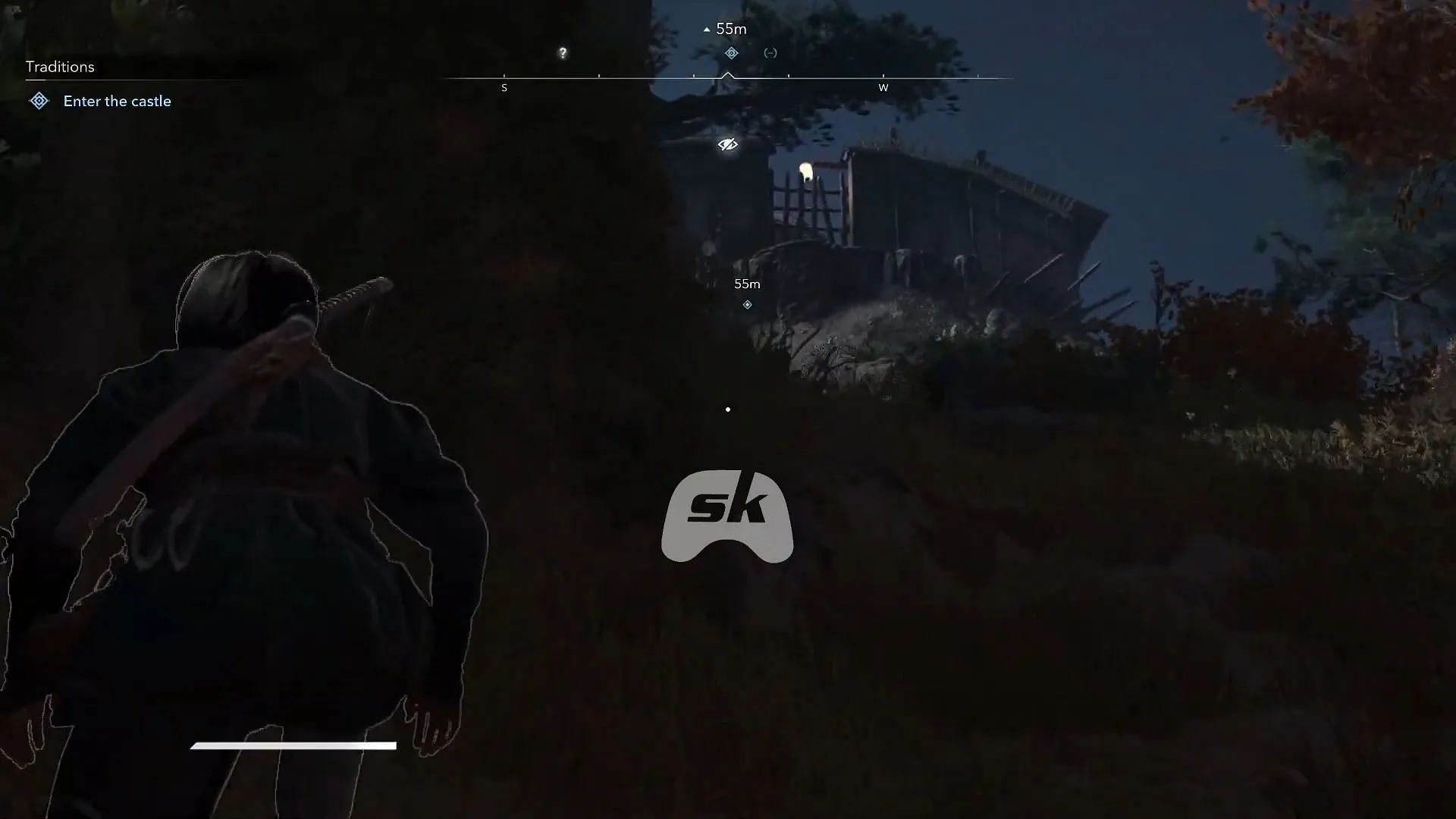 Stealthily navigate your path (Image via Sportskeeda Gaming // Ubisoft) Stealthily navigate your path (Image via Sportskeeda Gaming // Ubisoft)