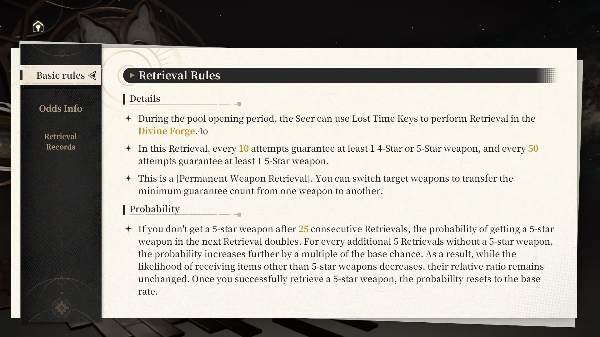Permanent weapon banner's pity (Image via Glohow)