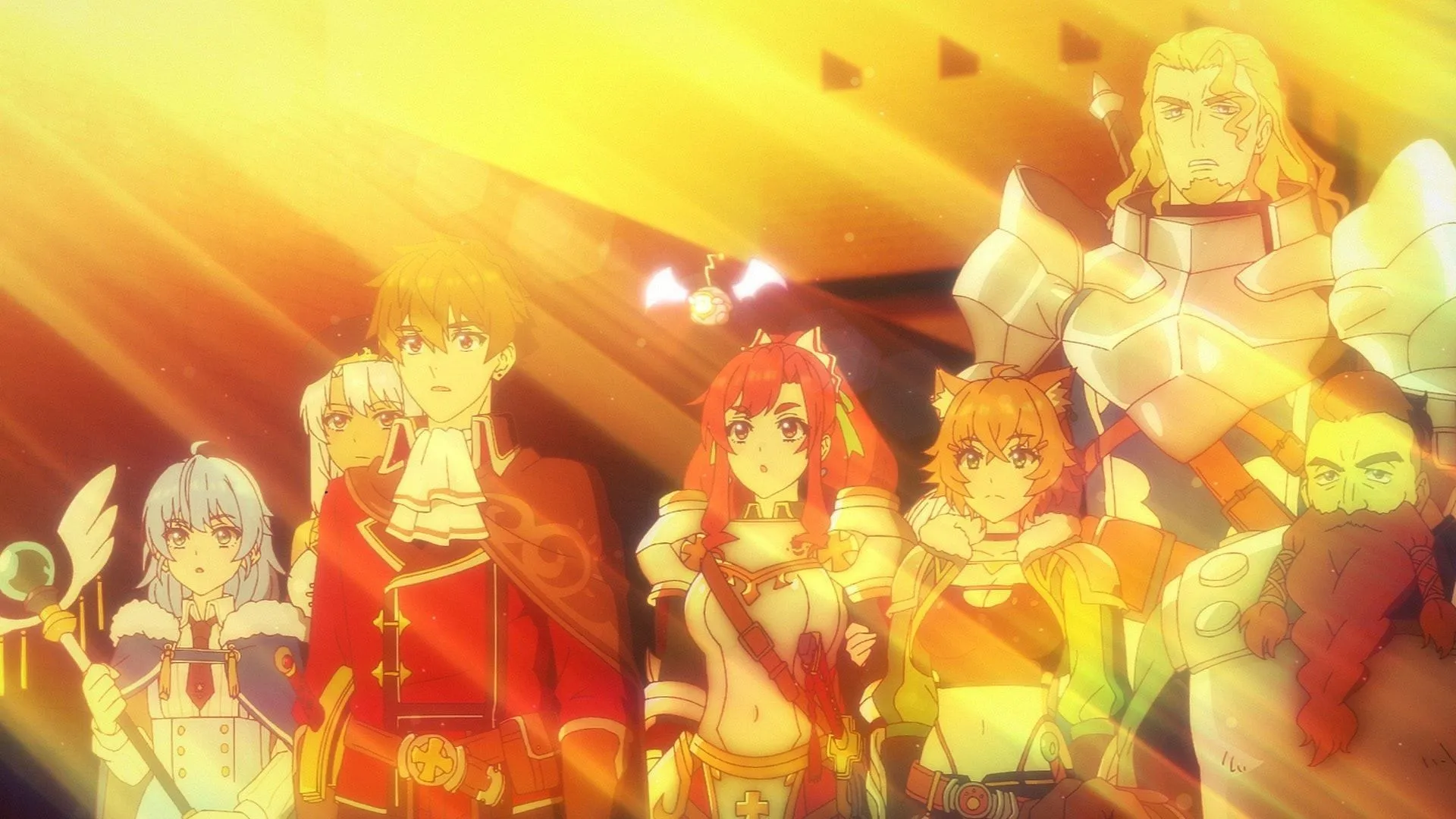Yuke and the rest of the parties in Glad Shi-im (Image via Bandai Namco Pictures) Yuke and the rest of the parties in Glad Shi-im (Image via Bandai Namco Pictures)
