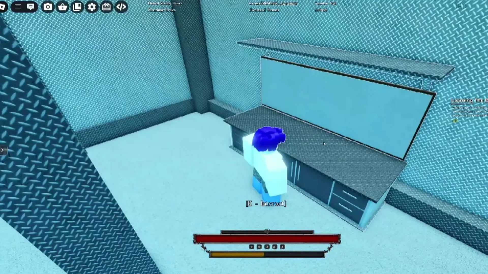 Die Werkbank im CCG-Hauptquartier (Bild über Roblox || YouTube/@ItzVexo)