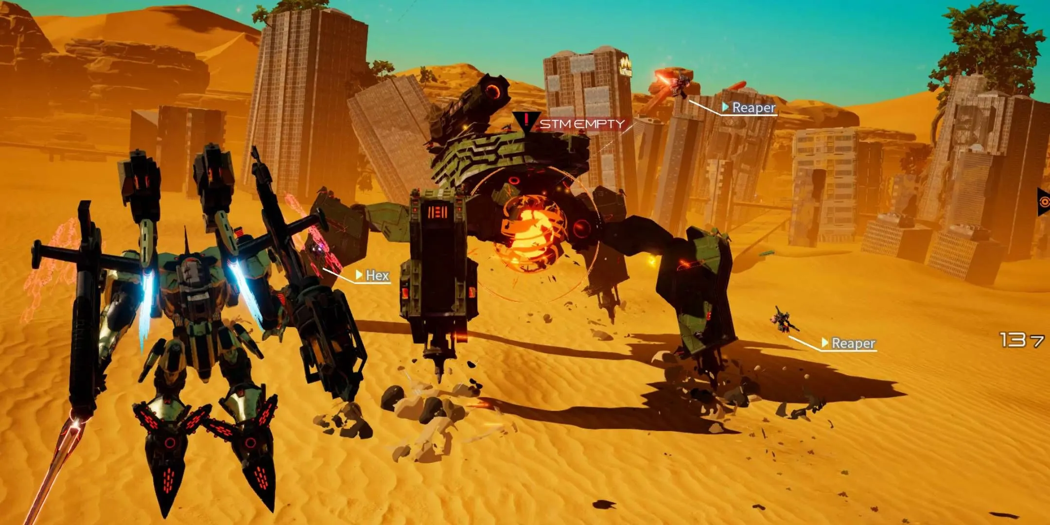 Daemon X Machina Gameplay Daemon X Machina Gameplay