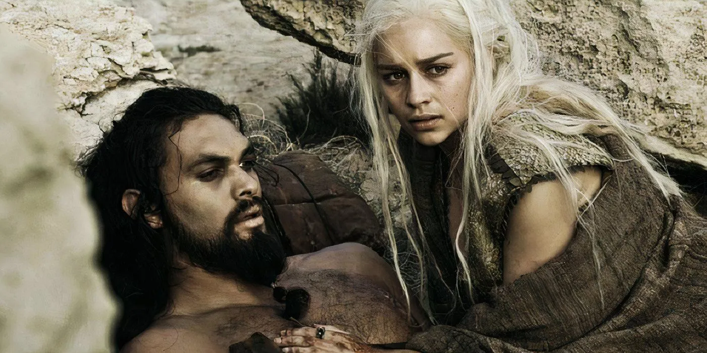 Daenerys Targaryen with Khal Drogo Daenerys Targaryen with Khal Drogo
