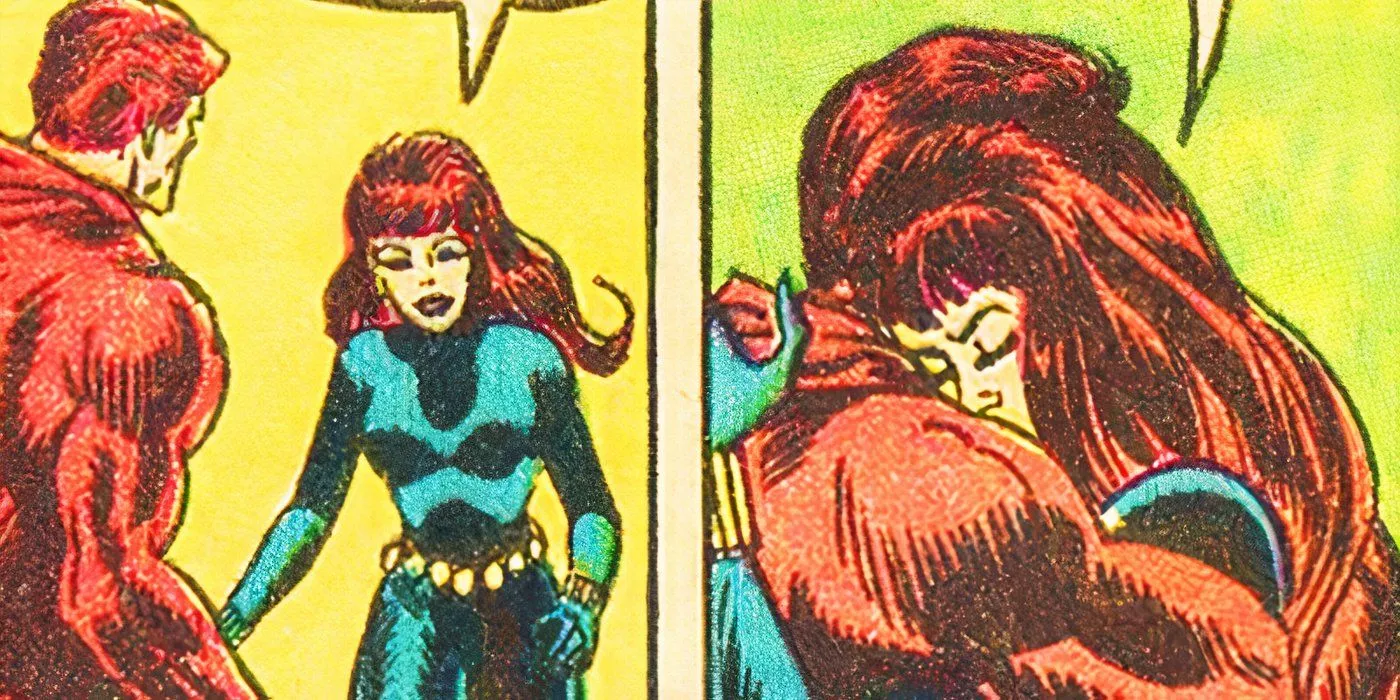Daredevil and Black Widow Hugging Daredevil and Black Widow Hugging