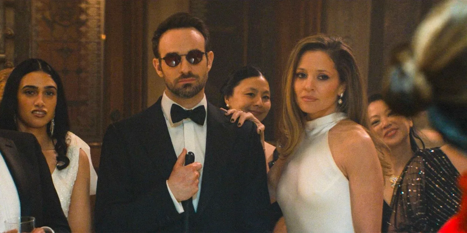 Matt Murdock and Heather Glenn at the ball Matt Murdock and Heather Glenn at the ball