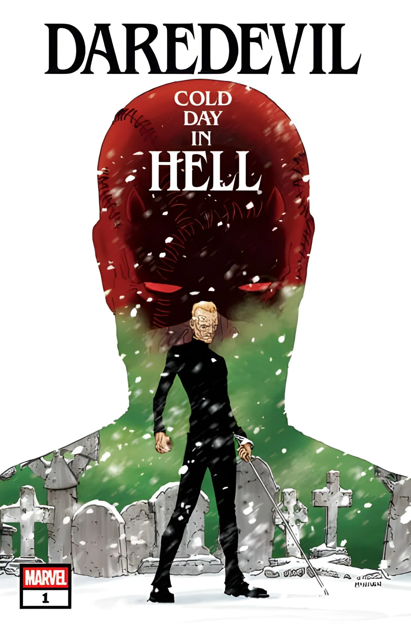 Daredevil-Cold Day in Hell 1 Cover Daredevil-Cold Day in Hell 1 Cover