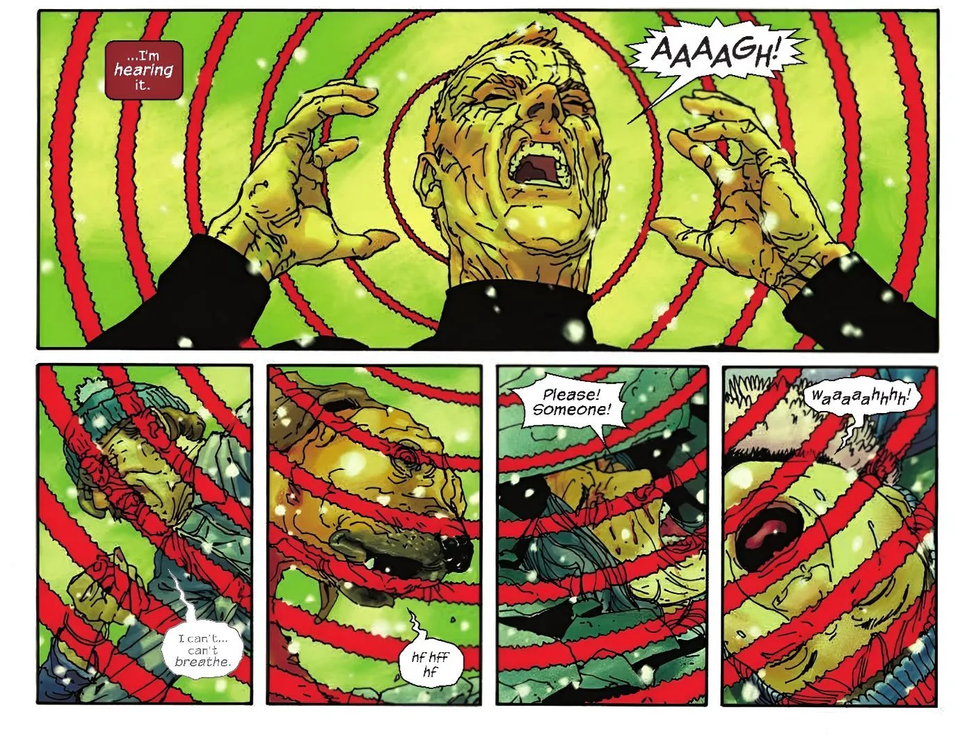 Daredevil Grasps His Head in Pain as He Regains His Powers Daredevil Grasps His Head in Pain as He Regains His Powers