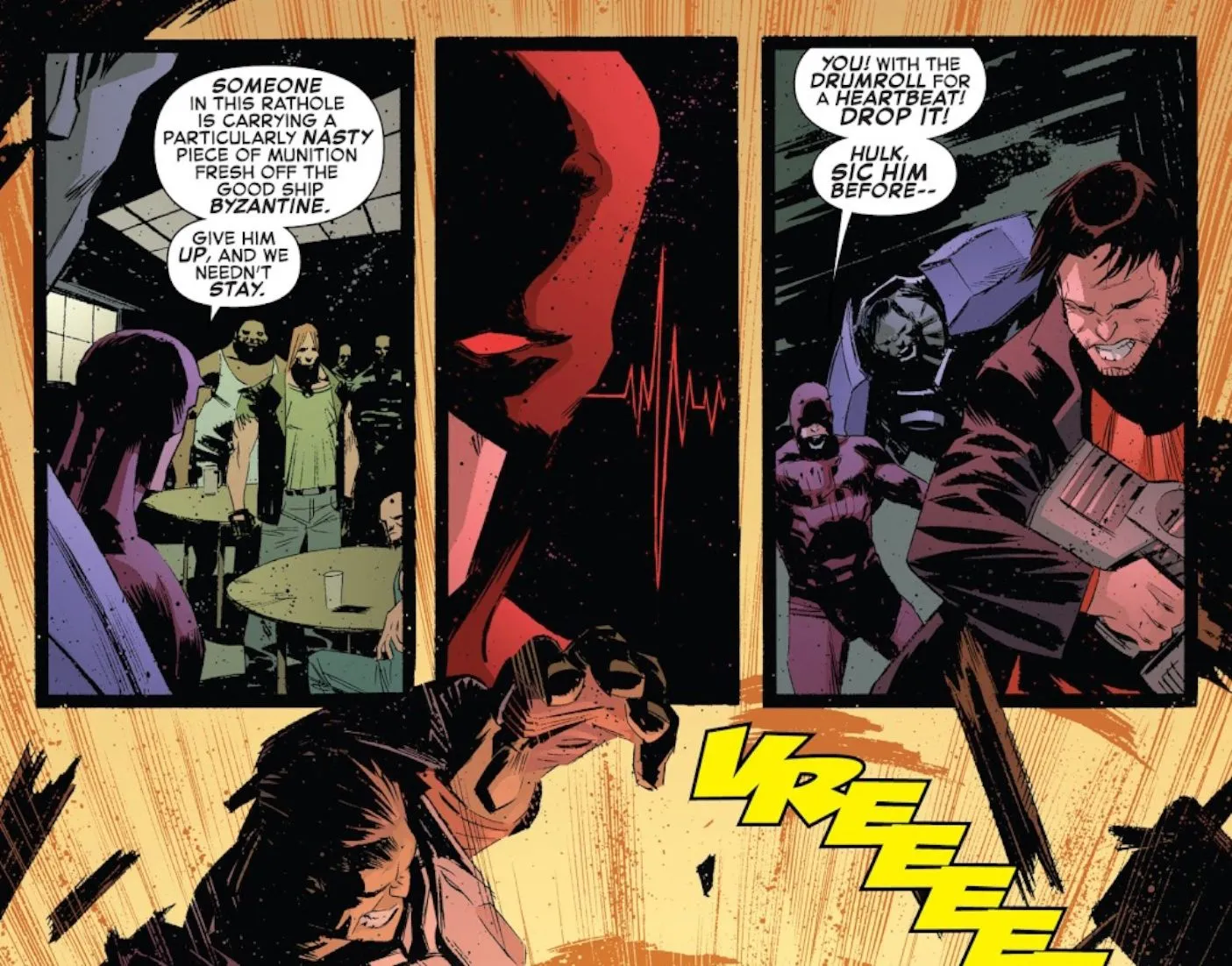 Daredevil Sics Hulk On The Target Daredevil Sics Hulk On The Target