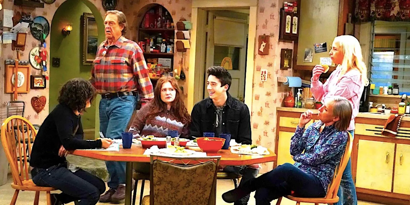 Family gathering in The Conners