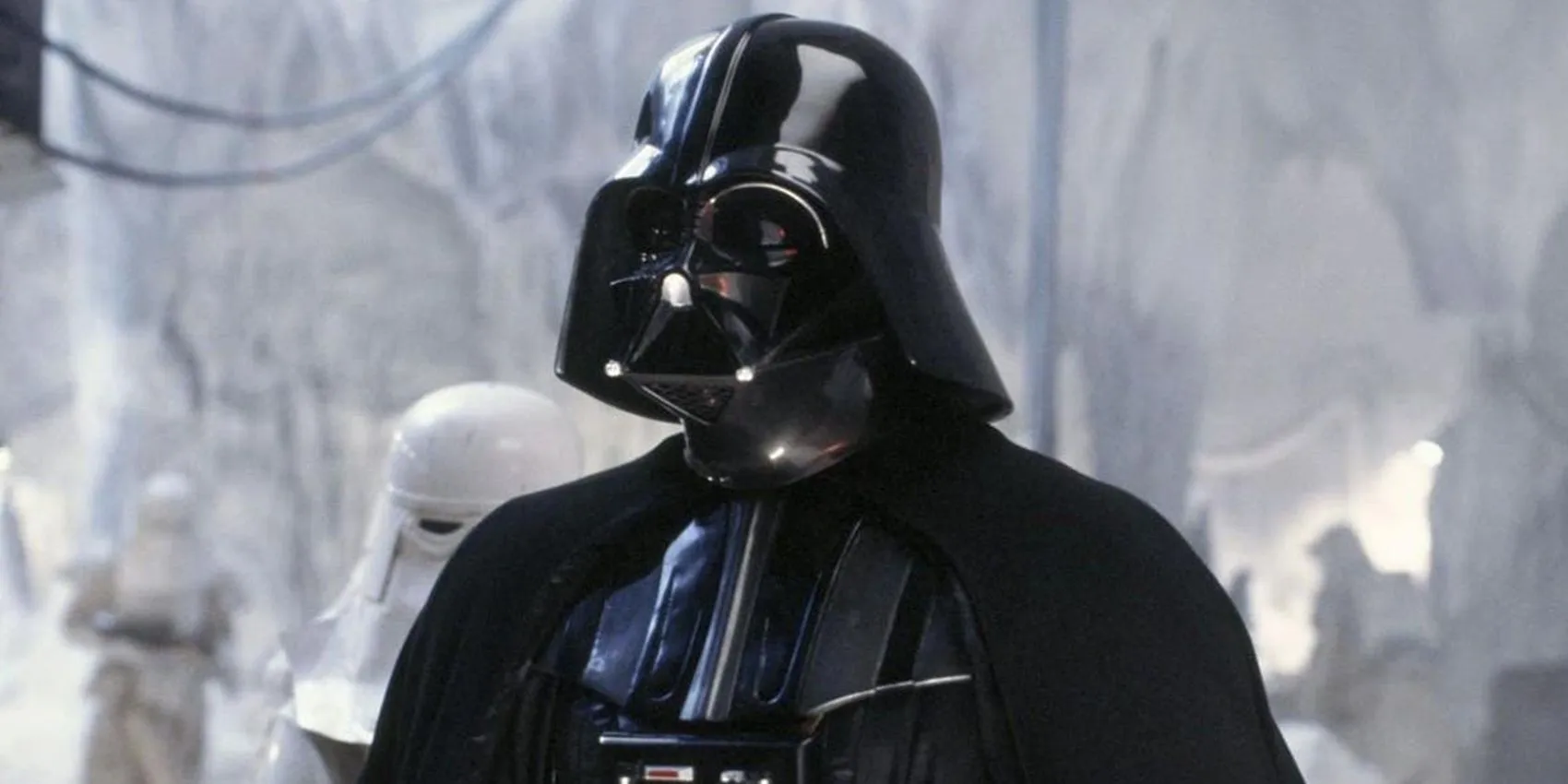 Darth Vader at the Hoth base Darth Vader at the Hoth base