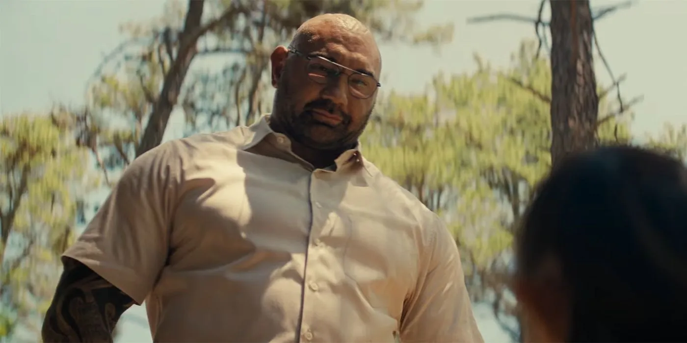 Dave Bautista in Knock at the Cabin Dave Bautista in Knock at the Cabin