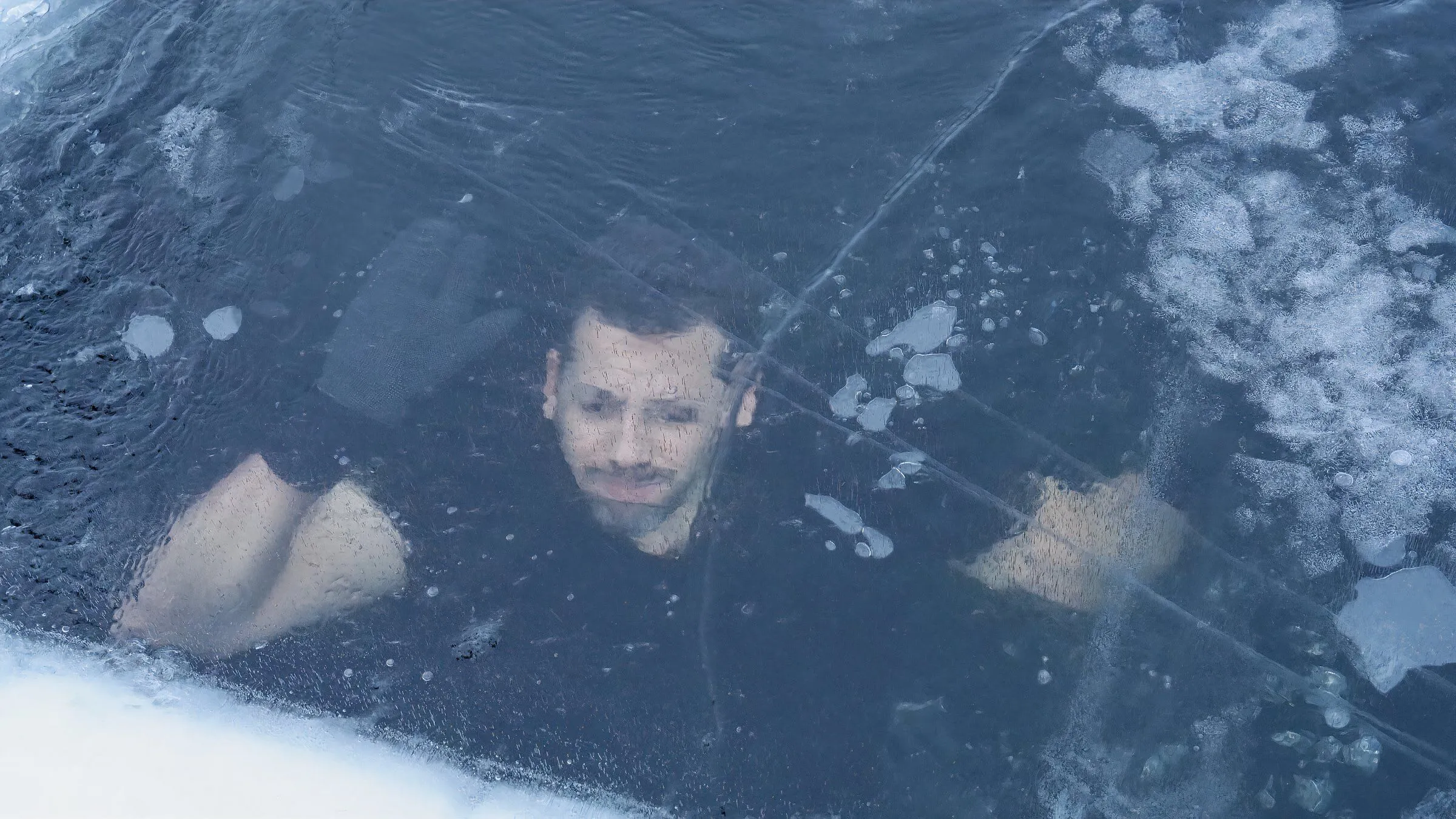 David Blaine underwater stunt