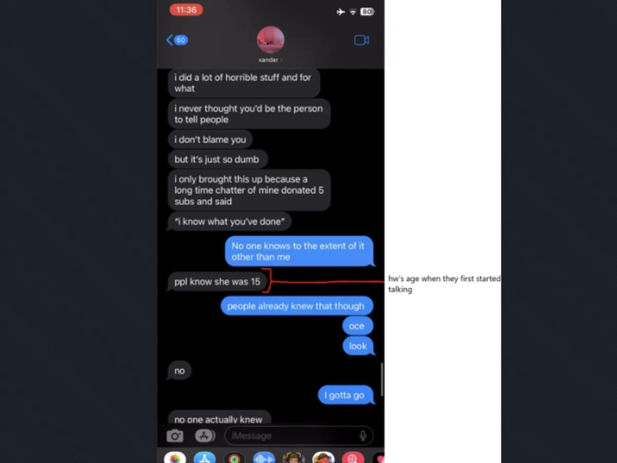 Neuu's chat log from Vulcy's document (Image via Google Docs) Neuu's chat log from Vulcy's document (Image via Google Docs)