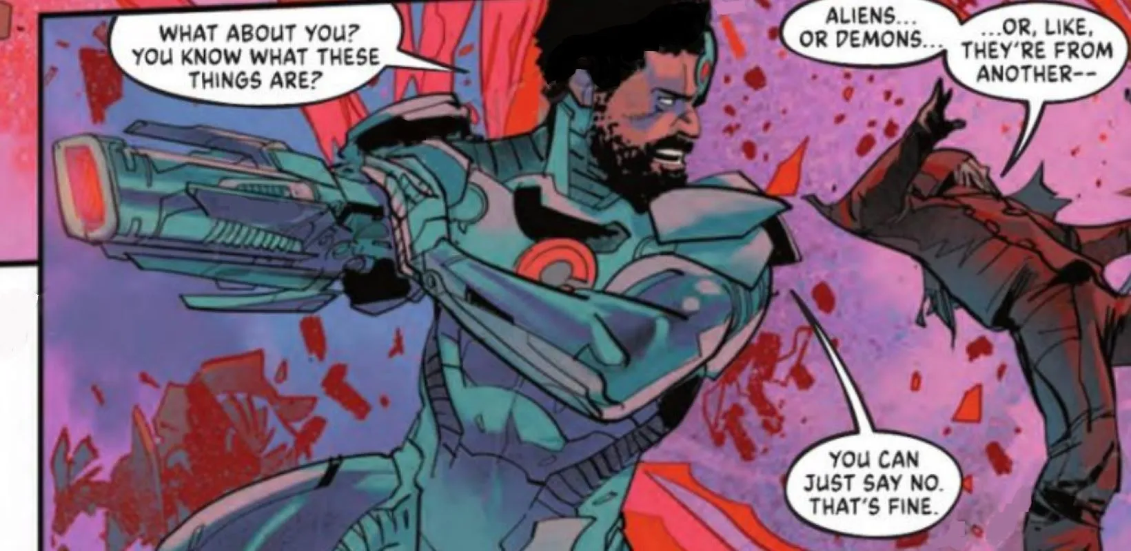 DC vs Vampires World War V #8 Cyborg