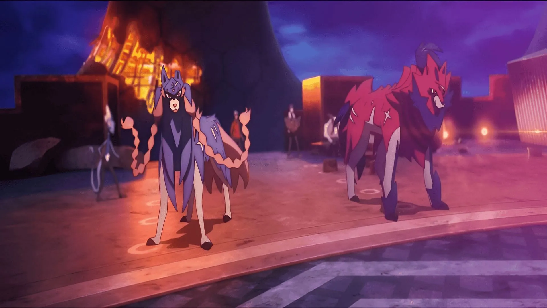 Zacian Hero and Zamazenta Hero in Pokémon Evolutions (Image via The Pokémon Company)