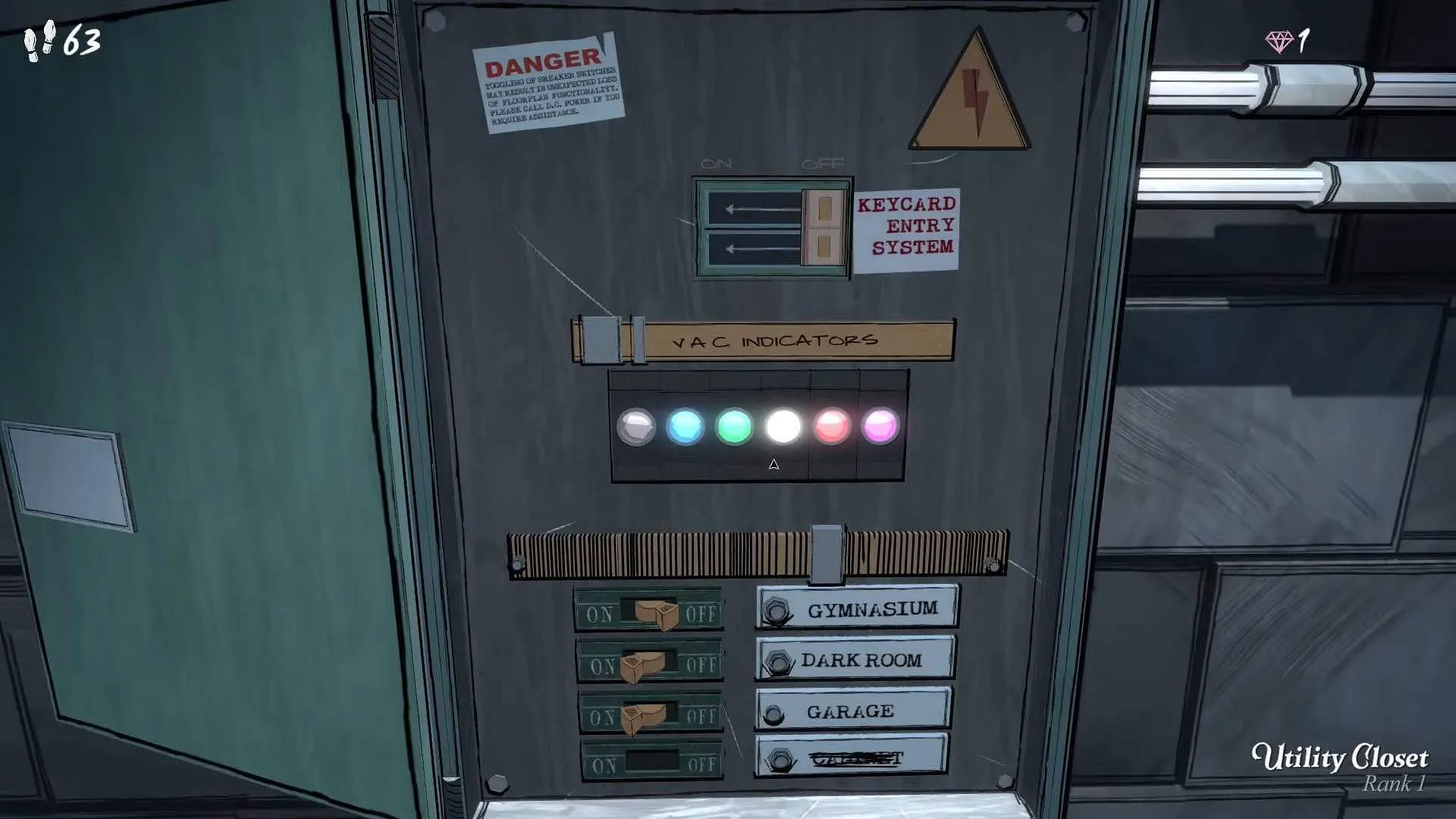 Correct color sequence to solve the Breaker Box Vac Indicator puzzle (Image via Raw Fury/YouTube@SmoKing) Correct color sequence to solve the Breaker Box Vac Indicator puzzle (Image via Raw Fury/YouTube@SmoKing)