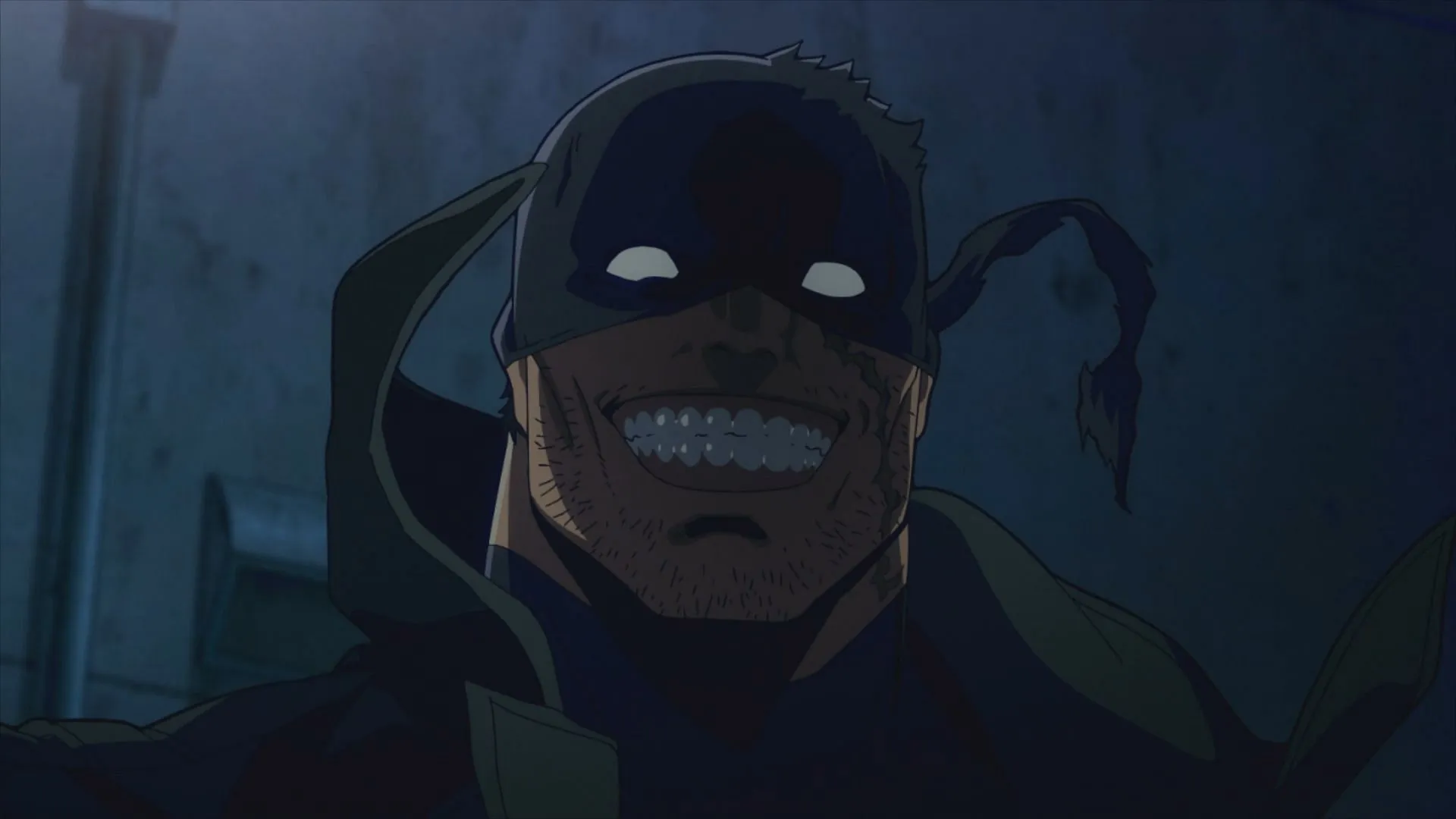 Knucklehead enters and saves Koichi and Pop☆Step (Image via Bones Film)