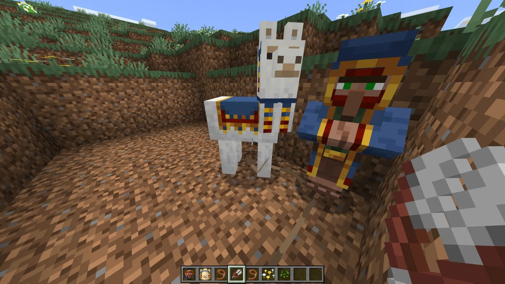 Leashes can now be cut from any entity. (Image via Sportskeeda Gaming || Mojang Studios) Leashes can now be cut from any entity. (Image via Sportskeeda Gaming || Mojang Studios)