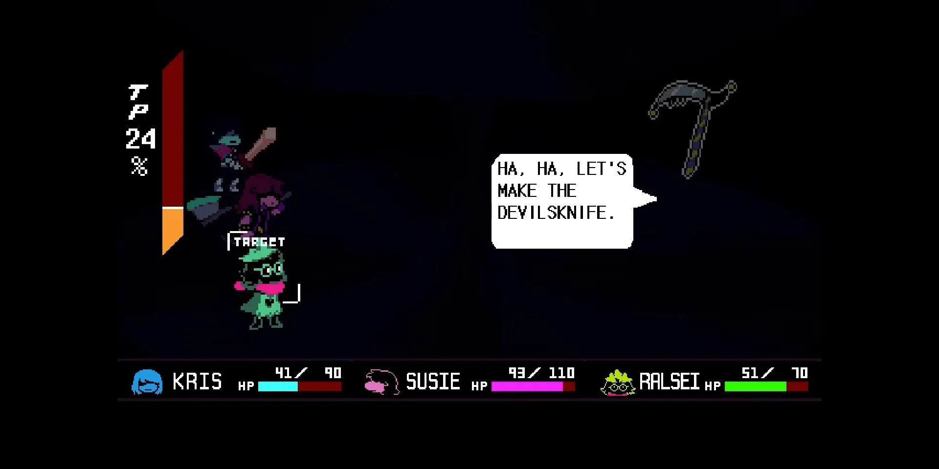 Battle Against Jevil Battle Against Jevil