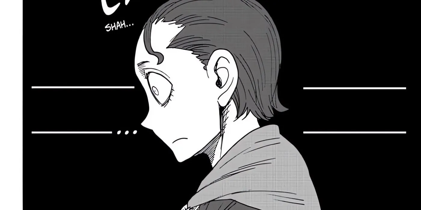 Demetrius depicted in the manga showcases his unique characteristic Demetrius depicted in the manga showcases his unique characteristic