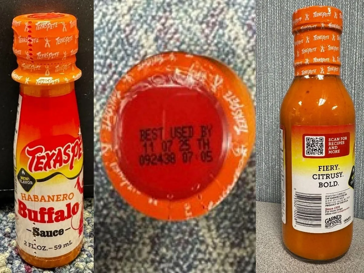 Texas Pete Habanero Hot Sauce (Image credits: USFDA) Texas Pete Habanero Hot Sauce (Image credits: USFDA)