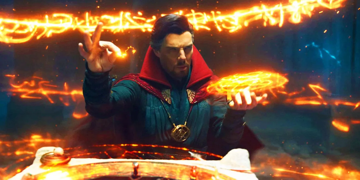 Doctor Strange casting a spell Doctor Strange casting a spell
