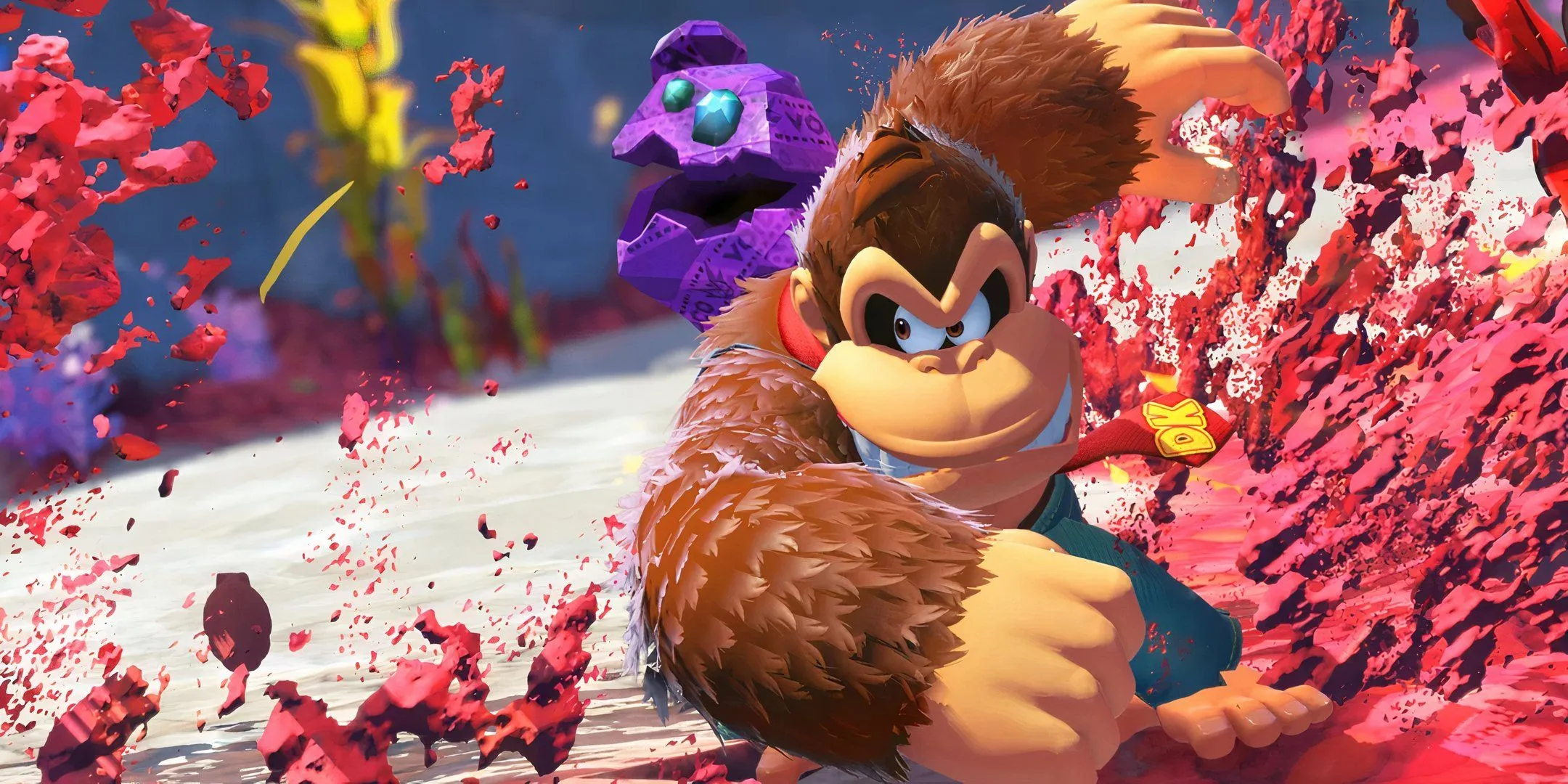Donkey Kong smashing the ground