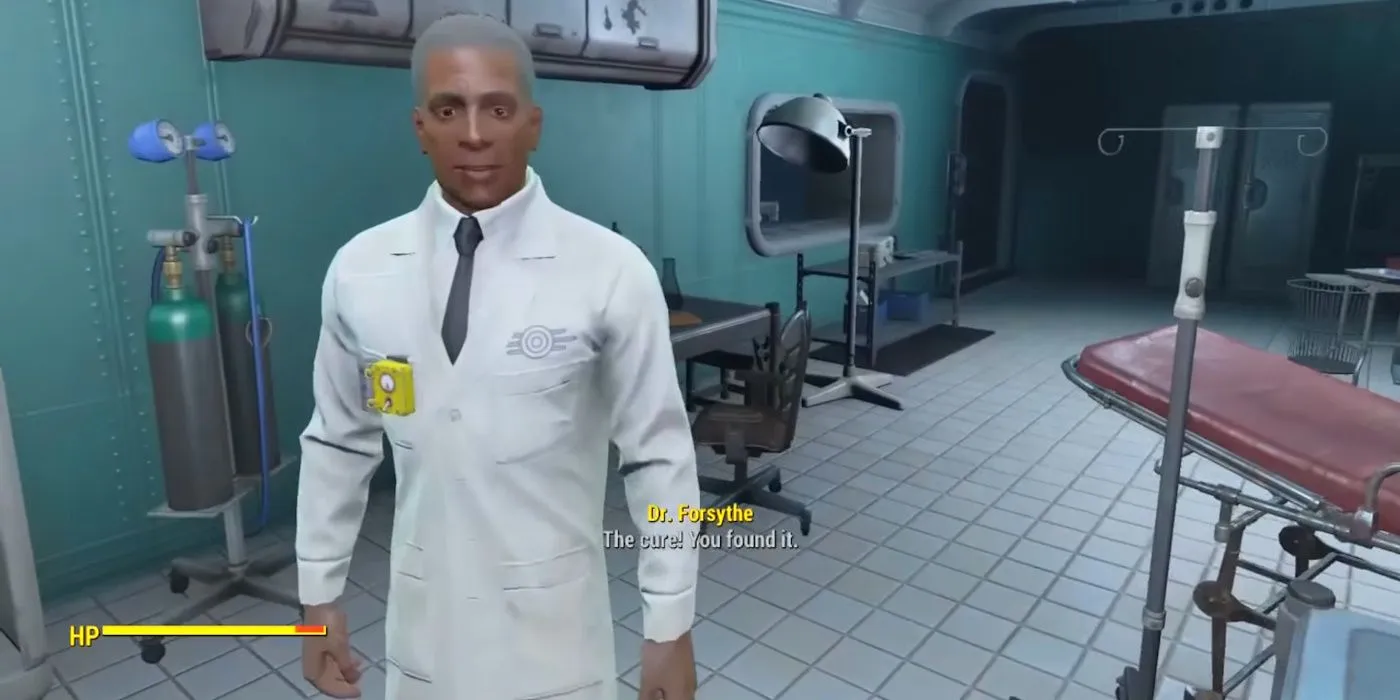 Dr. Forsythe in Vault 81 Dr. Forsythe in Vault 81