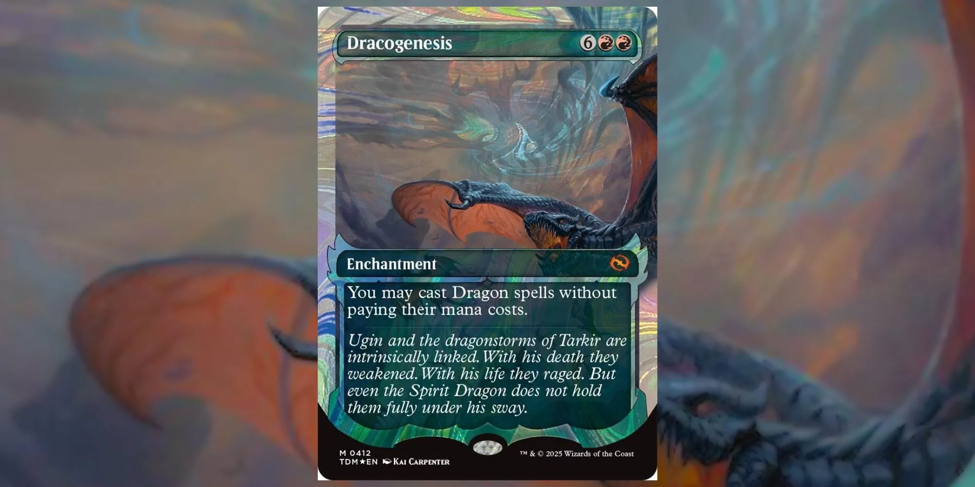 Dracogenesis Halo foil card
