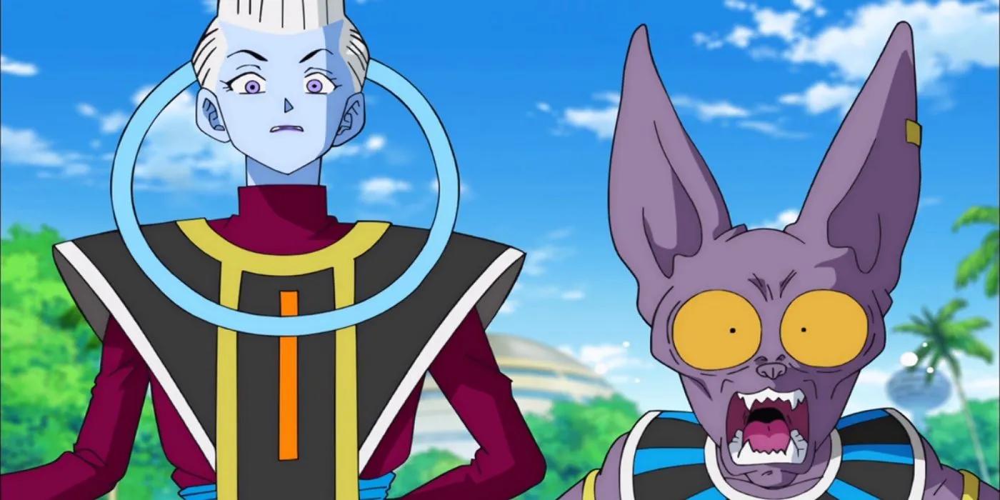 Beerus and Whis Shocked Beerus and Whis Shocked