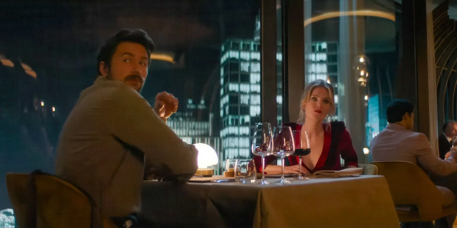 Dinner scene in Drop