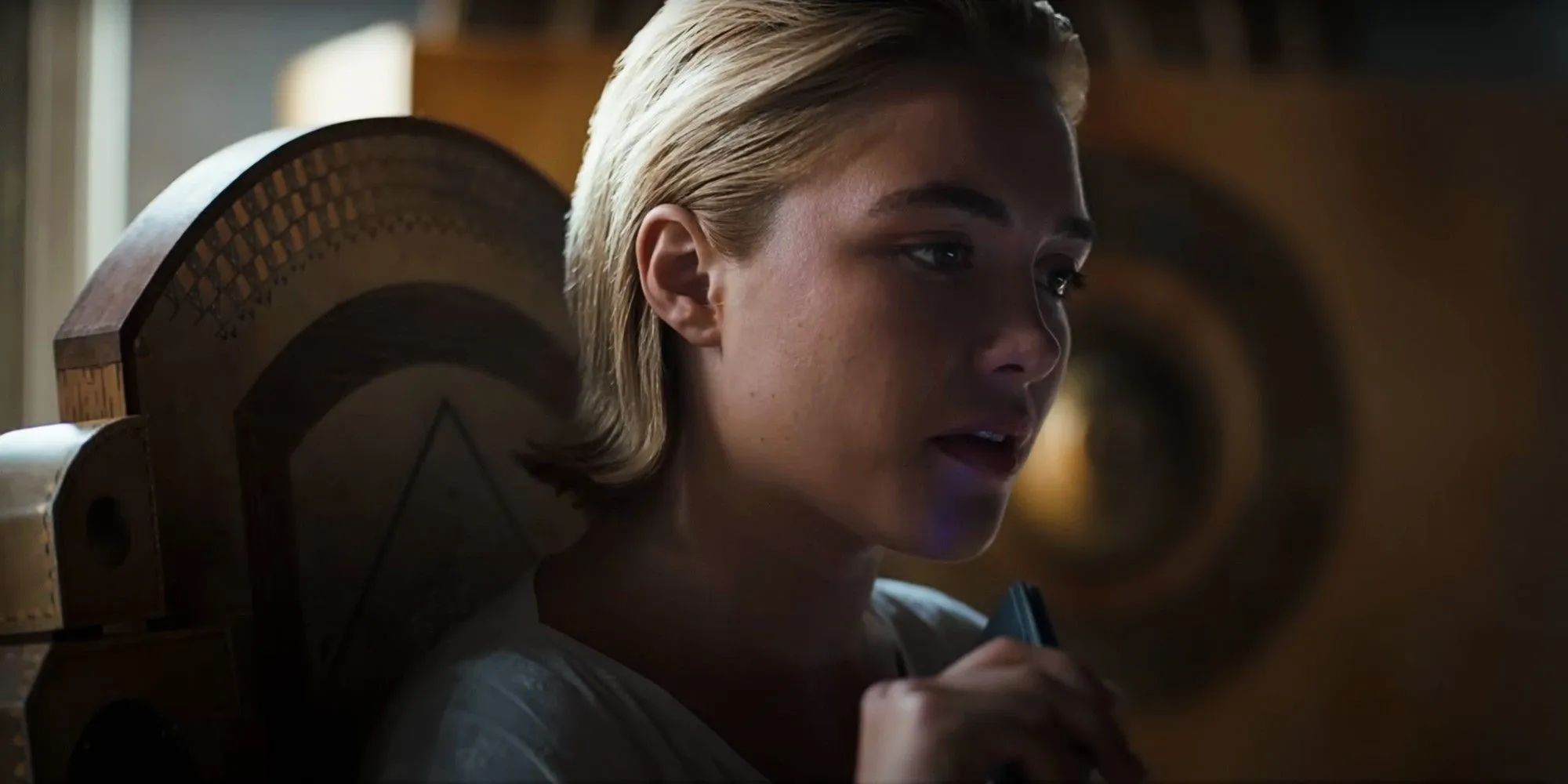 Princess Irulan during a narration in Dune Part 2 Princess Irulan during a narration in Dune Part 2