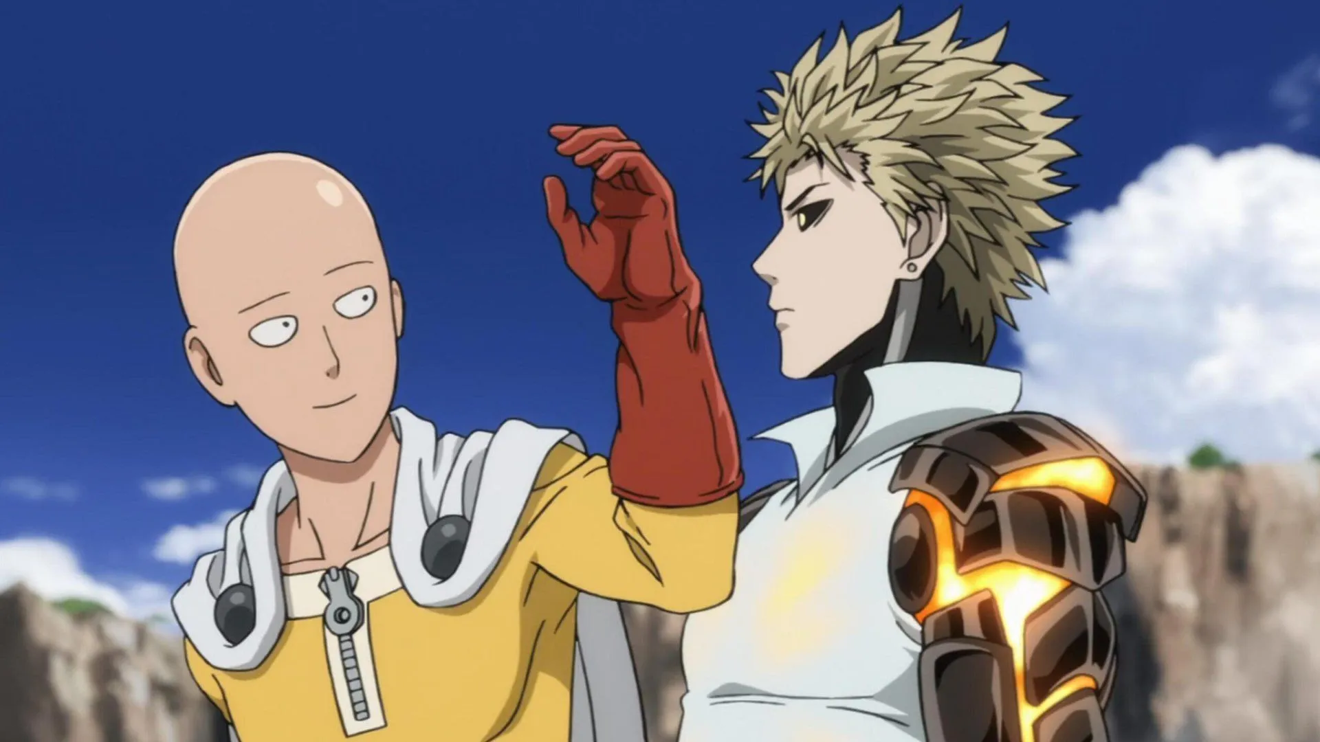One Punch Man (Image via Madhouse, JC Staff)