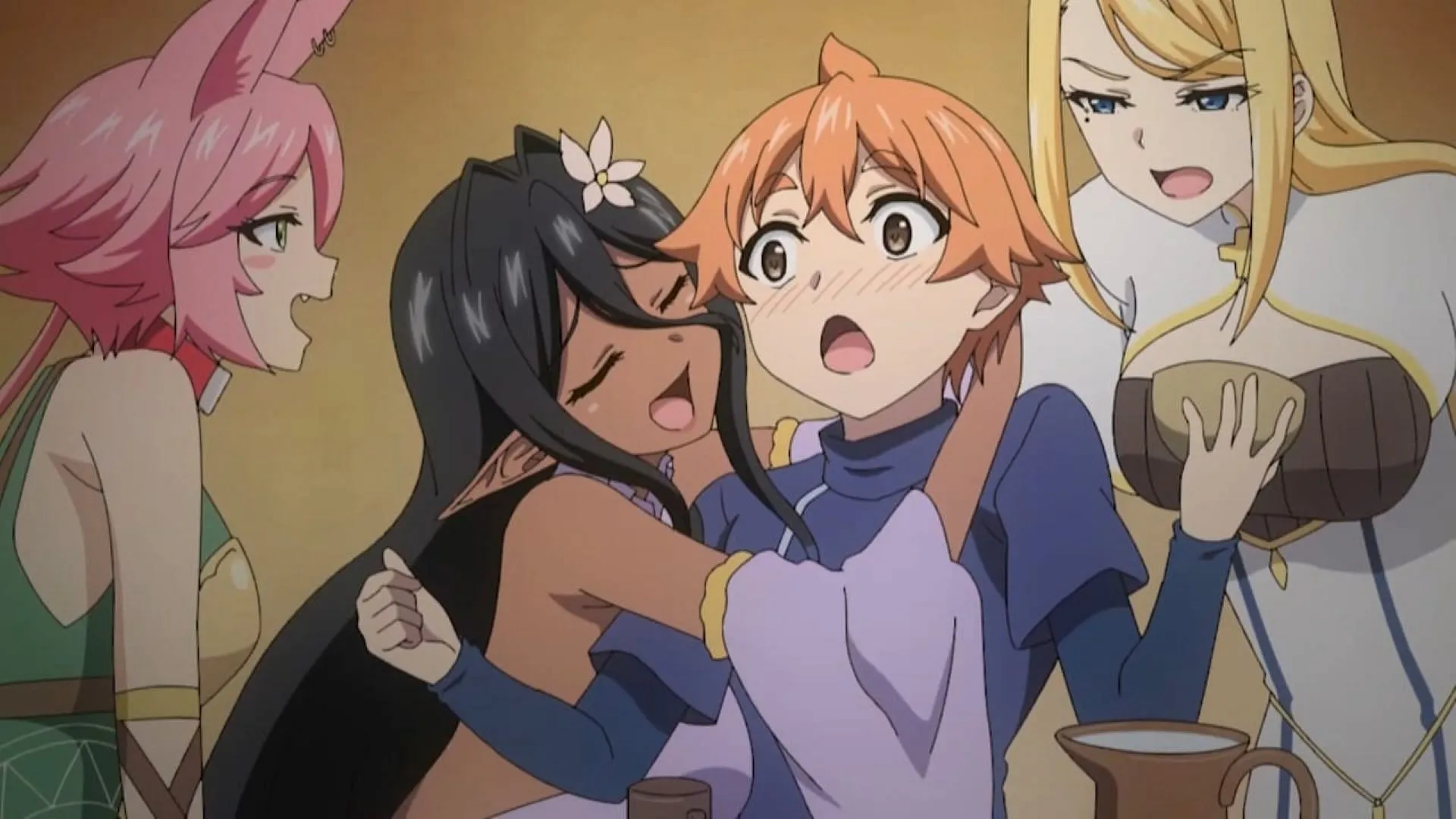 Hinata and his party members