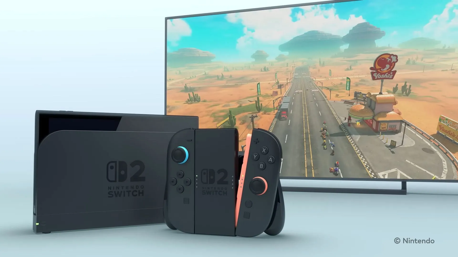 Nintendo Switch 2 hooked to a TV (Image via Nintendo) Nintendo Switch 2 hooked to a TV (Image via Nintendo)
