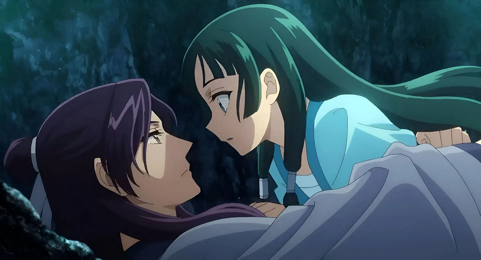 Maomao and Jinshi from the anime Maomao and Jinshi from the anime