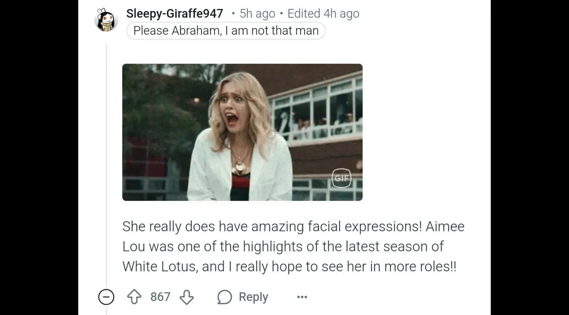 Internet reacts to White Lotus star Aimee Lou Wood explaining her 