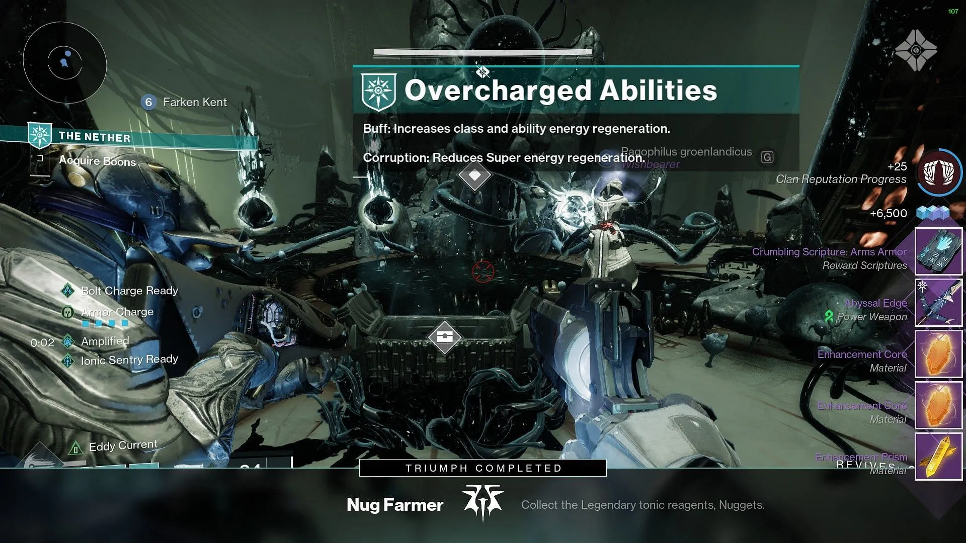 Corrupted Boon in Destiny 2 (Image via Bungie) Corrupted Boon in Destiny 2 (Image via Bungie)